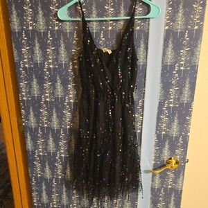 Southern Fried Chicks Black Sequin Dress